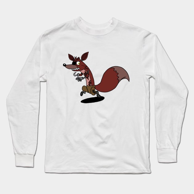 Foxy, No Swiping! Long Sleeve T-Shirt by gyaratoast